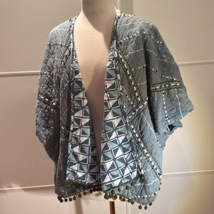 World Market Quilted Loose Vest L/XL